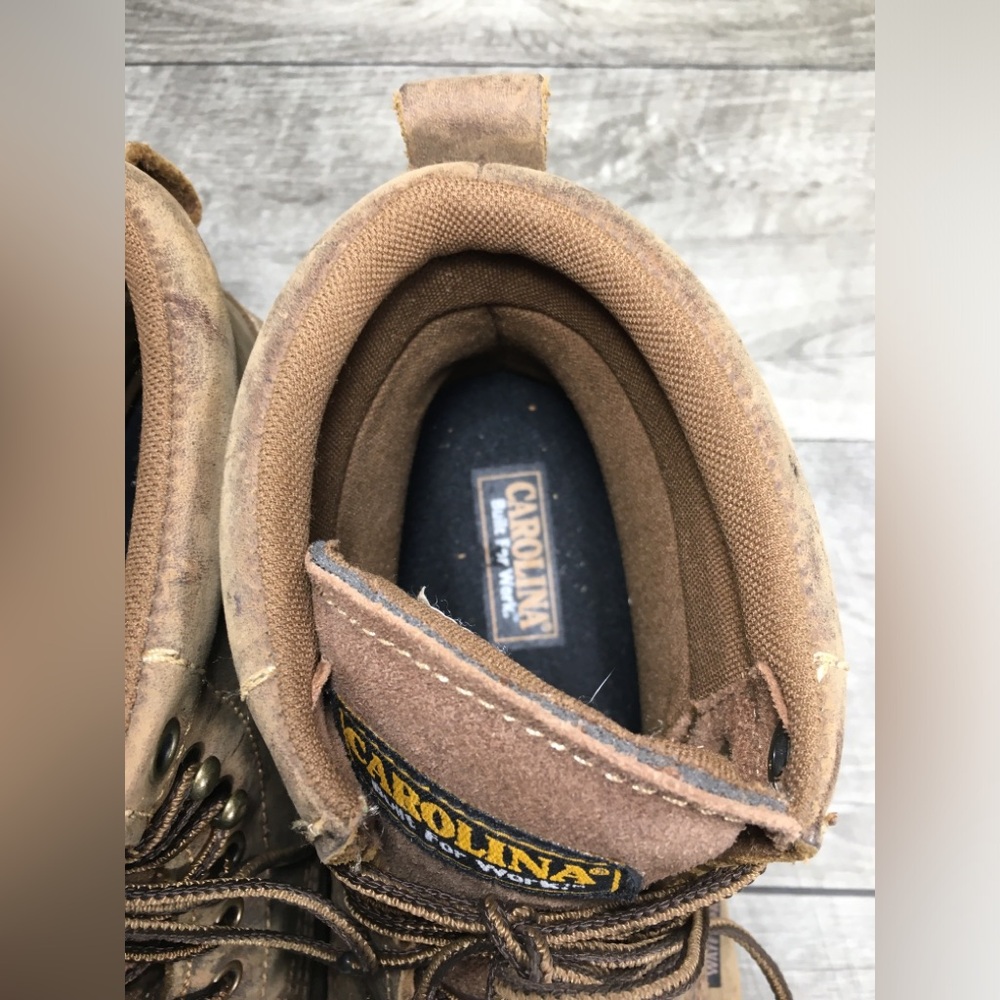 Carolina CA3044 Soft Toe Waterproof Scubaliber EH Leather Mens Work Boots Size 9 - Picture 9 of 11